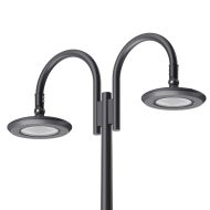 luz llevada del jardín