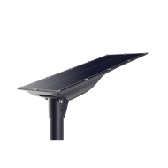 farola con panel LED